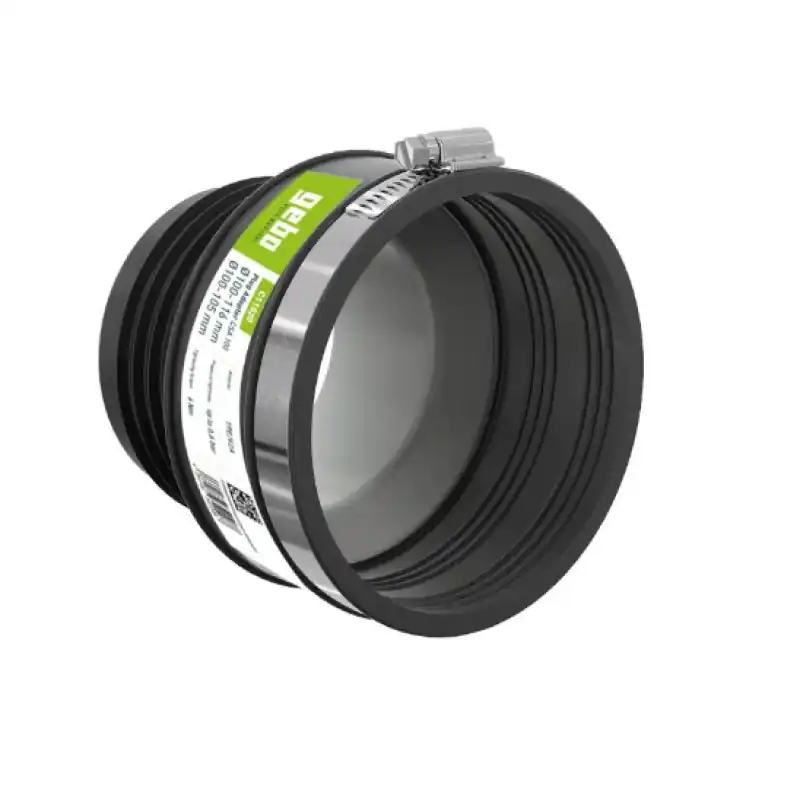 Zlevněný Geboflex - násuvný adaptér CSA 070 (73-85mm na 69-75mm), do 0,5 bar, TPE / V2A